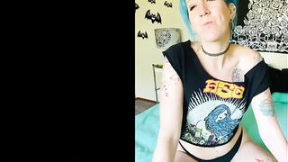 Red Light Green Light JOI Game by Tattooed Punk Hottie Dildo Handjob Jerk Off Instruction