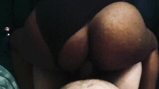 Ebony bitch Ass bouncing in slow motion