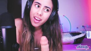 ASMR blowjob- Sloppy Blowjob Handjob by Salmakia