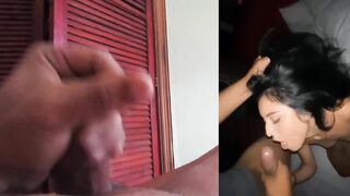 reaccionando a la mejor porno mexicana y terminando con mucha leche