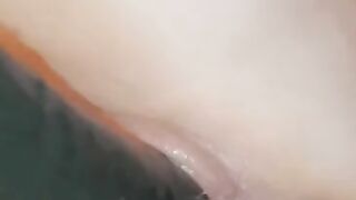 Husband Fucks Wife with Big Black Dildo