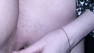 Clit tease with brush ????/anny_baily/ real virgin/ cute moaning/ horny school girl