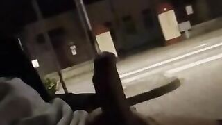 Flashing and Walking on the street with my dick out and cumming