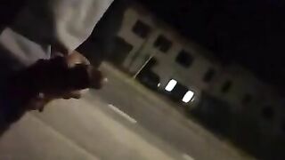 Flashing and Walking on the street with my dick out and cumming