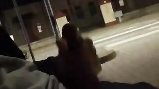 Flashing and Walking on the street with my dick out and cumming