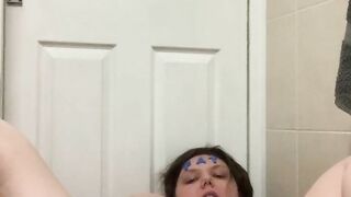 Fat slut cleans ass with toothbrush ass to mouth humiliation