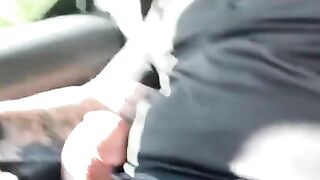 CUMMING WHILE DRIVING (EXPLOSION)