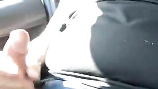 CUMMING WHILE DRIVING (EXPLOSION)