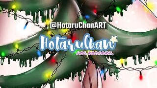 I have prepared my huge ass for you at Christmas - Hentai By HotaruChanART