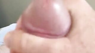 Morning Masturbation Creamy Cumshot