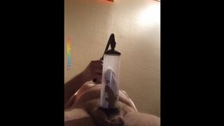 MasturbaBULL - I play with Penis Pump