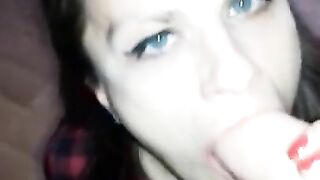 Dirty crazy hotwife mouth fucked with dirty talkings