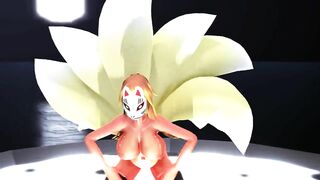 【MMD】9-Tails-Fox - [A]ddiction【R-18】