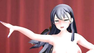 KANTAI COLLECTION SUSUYA HENTAI MMD DANCE NUDE GYM 3D BIG BOOBS KANCOLLE BLUE HAIR COLOR EDIT SMIXIX