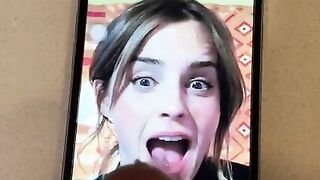 Emma Watson - CUM TRIBUTE - Quickie