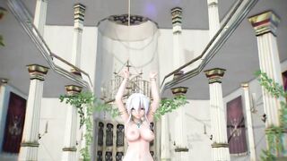 【MMD R-18 SEX DANCE】HAKU HOT ARABIAN SUIT PERFECT TASTY ASS TOUGEN-RENKA [BY] Orion DobleDosis