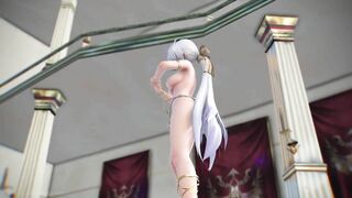 【MMD R-18 SEX DANCE】HAKU HOT ARABIAN SUIT PERFECT TASTY ASS TOUGEN-RENKA [BY] Orion DobleDosis