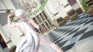 【MMD R-18 SEX DANCE】HAKU HOT ARABIAN SUIT PERFECT TASTY ASS TOUGEN-RENKA [BY] Orion DobleDosis