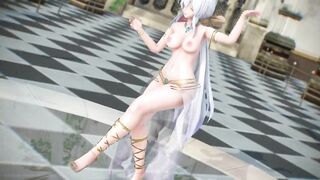 【MMD R-18 SEX DANCE】HAKU HOT ARABIAN SUIT PERFECT TASTY ASS TOUGEN-RENKA [BY] Orion DobleDosis