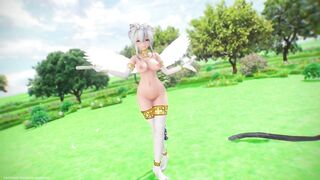 【MMD R-18 SEX DANCE】HAKU HOT-ANGEL HOT SWEET ASS DANCING INTENSE PLEASURE [BY] Orion DobleDosis