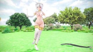 【MMD R-18 SEX DANCE】HAKU HOT-ANGEL HOT SWEET ASS DANCING INTENSE PLEASURE [BY] Orion DobleDosis