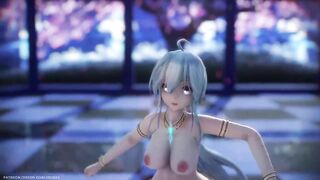 【MMD R-18 SEX DANCE】HAKU HOT ARABIAN SUIT TASTY HOT ASS GET UP AND MOVE [BY] Orion DobleDosis