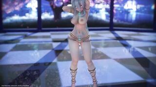 【MMD R-18 SEX DANCE】HAKU HOT ARABIAN SUIT TASTY HOT ASS GET UP AND MOVE [BY] Orion DobleDosis