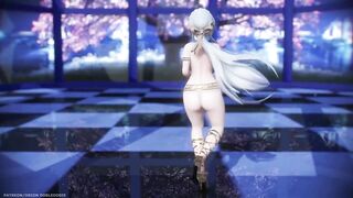 【MMD R-18 SEX DANCE】HAKU HOT ARABIAN SUIT TASTY HOT ASS GET UP AND MOVE [BY] Orion DobleDosis