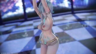 【MMD R-18 SEX DANCE】HAKU HOT ARABIAN SUIT TASTY HOT ASS GET UP AND MOVE [BY] Orion DobleDosis