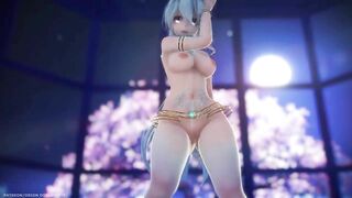 【MMD R-18 SEX DANCE】HAKU HOT ARABIAN SUIT TASTY HOT ASS GET UP AND MOVE [BY] Orion DobleDosis