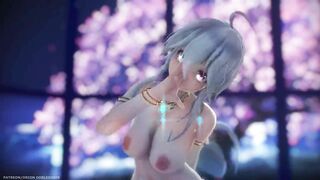 【MMD R-18 SEX DANCE】HAKU HOT ARABIAN SUIT TASTY HOT ASS GET UP AND MOVE [BY] Orion DobleDosis