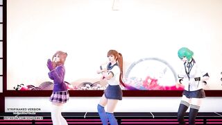 R18-MMD Masked Bitch Honoka Katsumi Tamaki DOA Hot Dance