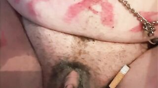 Ashtray and Trash Filled Pussy - A Slideshow of Stuffing My Cunt With Garbage and Cigarette Butts