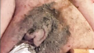 Ashtray and Trash Filled Pussy - A Slideshow of Stuffing My Cunt With Garbage and Cigarette Butts