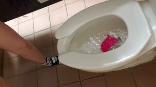 Pink Panty Piss-n-Flush