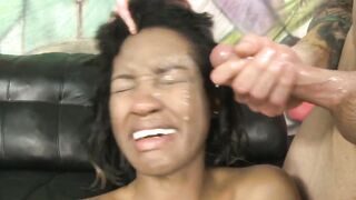 Ebony Facial Surprise Compilation