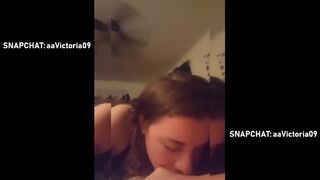 Barely Legal Teen Blowjob and Riding Big Cock, Teen Snapchat Nudes