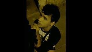 blowjob and fucking in the street (@azulitierno)