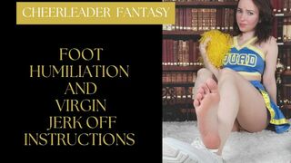 Mean Cheerleader - Foot Humiliation and Virgin JOI