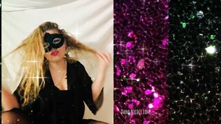 Pics in costume with mask. Music video.