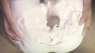 Horny Virgin intense moaning orgasm (CUMSHOT)