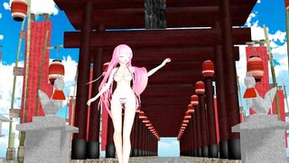 【MMD】Gokuraku Jodo [YYB type Luka swimsuit]【R-18】