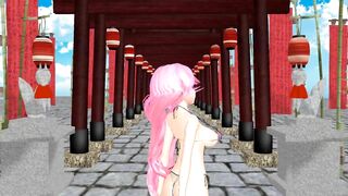 【MMD】Gokuraku Jodo [YYB type Luka swimsuit]【R-18】