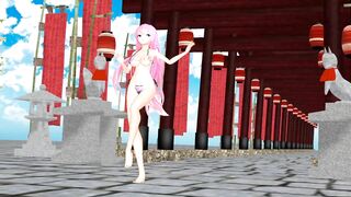 【MMD】Gokuraku Jodo [YYB type Luka swimsuit]【R-18】