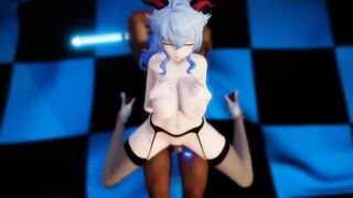 0334 -【R18-MMD】山田ShantianXiaozhi - Genshin Impact Ganyu 原神甘雨 - abracadabra