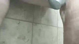 babygirl in shower with toys Pt 2