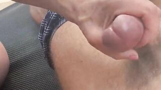 Bit cock cumshot women jerking men off