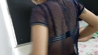 MY STEPSISTER TRIALS ON CLOTHES IN FRONT OF ME AND I FUCK HER UNTIL I CUM IN HER