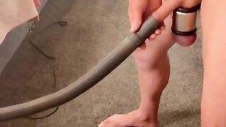 Hoover blowjob ruined cumshot