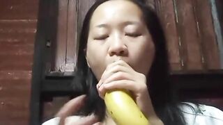 Chinese girl alone at home 34